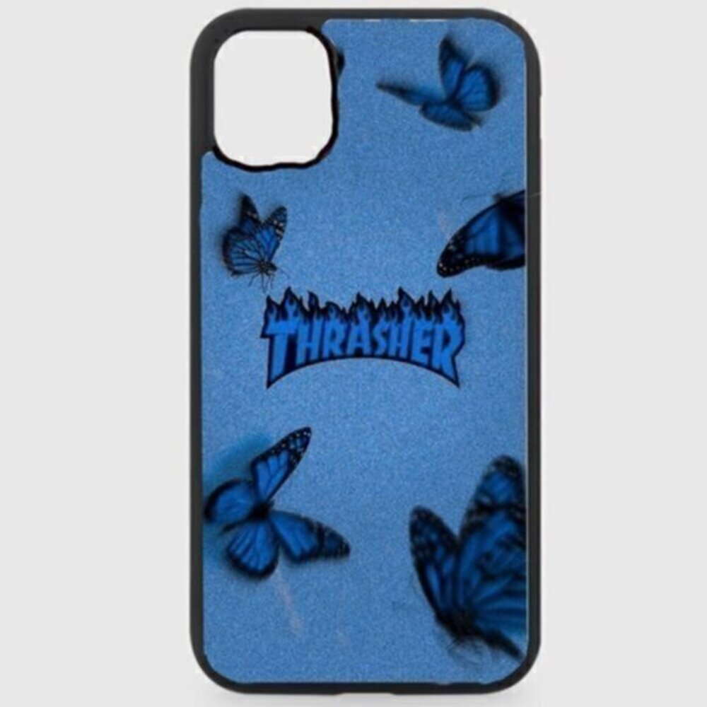 Thrasher Blue Butterfly Phone Case